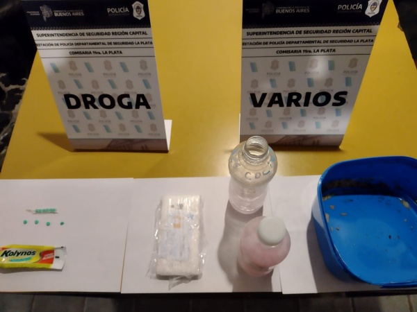 Intent&oacute; ingresar pastillas y un celular a una comisar&iacute;a de La Plata y termin&oacute; detenida