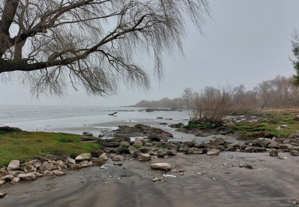 Rescataron a los tres pescadores de La Plata que habían quedado peligrosamente varados en una playa de Berisso