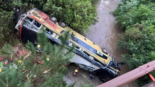 Tragedia en Misiones: al menos nueve muertos y 30 heridos en un choque entre un micro y un auto en la Ruta Nacional 14