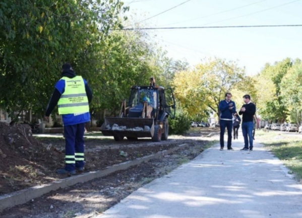 Así avanza la obra del Parque Lineal en Tolosa, con bicisenda, juegos infantiles y más