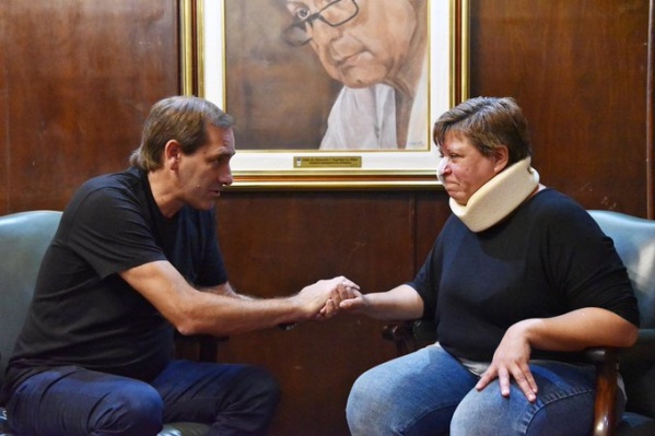 Garro recibió a la inspectora agredida: "Que los responsables rindan cuenta ante la Justicia"