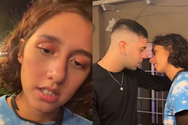 "Es como que la cara se les muere": una joven "actuó" cómo besan los hombres y se hizo muy popular