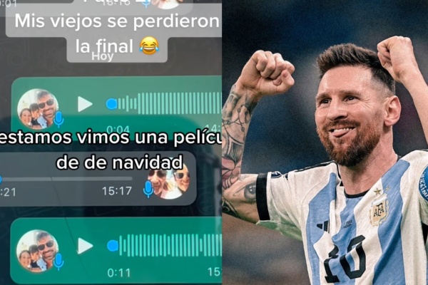 Se equivocaron el horario del partido de Argentina y su respuesta fue viral: "Vimos una película de navidad con tu mamá"