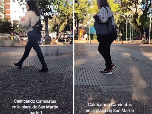 Se sienta en las plazas platenses a ver gente pasar y califica sus caminatas: "voy a caminar bien, por las dudas"