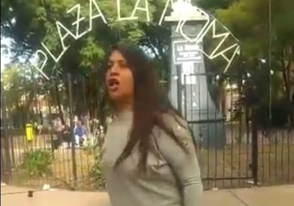 "El pu... es pu...": Una mujer platense se desequilibr&oacute; y atac&oacute; a un grupo de personas del colectivo LGBTIQ