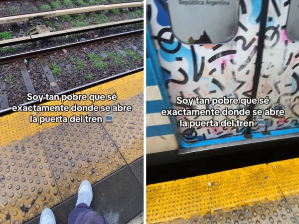 El particular "don adquirido" de un usuario del tren: "Sé exactamente dónde"