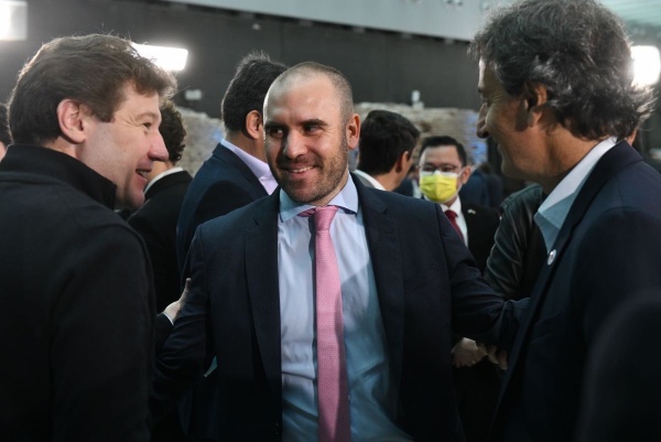 Martin Guzm&aacute;n se reuni&oacute; con Christian Asinelli, vicepresidente de la CAF- Banco de Desarrollo de Am&eacute;rica Latina