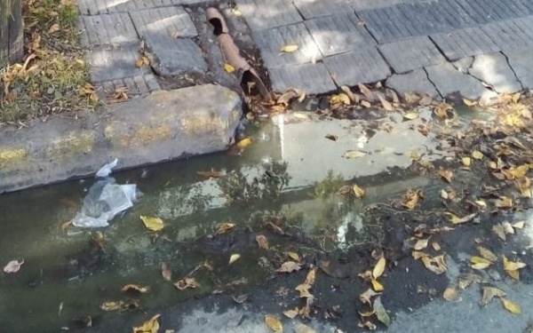 Vecinos de Parque Castelli reclaman que hay en la calle "aguas residuales" : "Es inhumano vivir así"