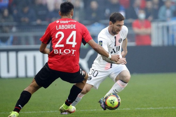 El PSG de Messi cayó ante el Rennes y perdió el invicto