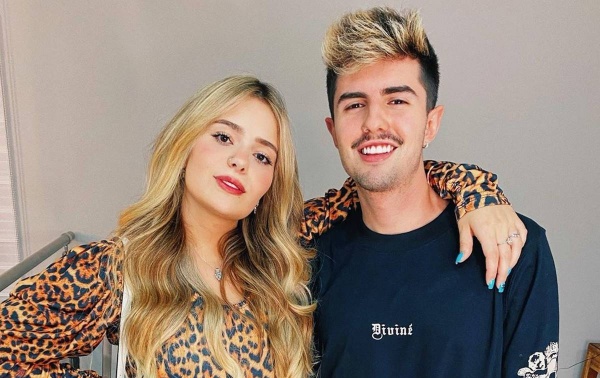 Los Instagramers brasileros Viih Tube y Bruno Magri "se reconcilian" en un show en vivo