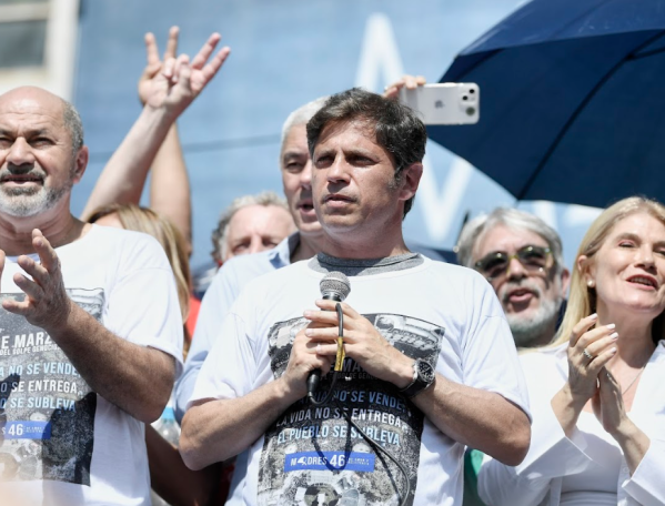 Kicillof llamó a todas las fuerzas de la oposición a unirse para frenar la fórmula jubilatoria de Milei