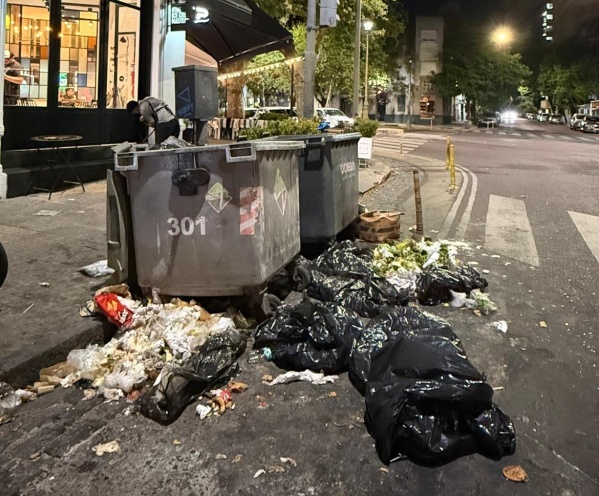 Conteiners repletos de basura, una postal diaria en La Plata: "Creí que esto solo ocurría en las periferias"