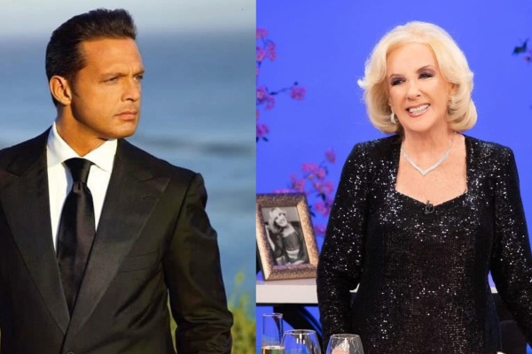 El saludo de dos grandes: Luis Miguel bajó del escenario y cruzó unas palabras con Mirtha Legrand