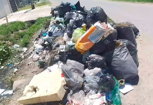 En varias esquinas de Los Hornos reportaron una creciente acumulación de basura