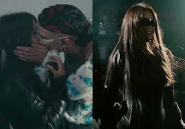 Wanda Nara debut&oacute; en el escenario al ritmo de Bad Bitch y termin&oacute; a los besos con Ca7riel y Paco Amoroso