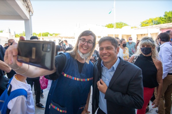 Kicillof dio inicio al ciclo lectivo 2022 en toda la Provincia