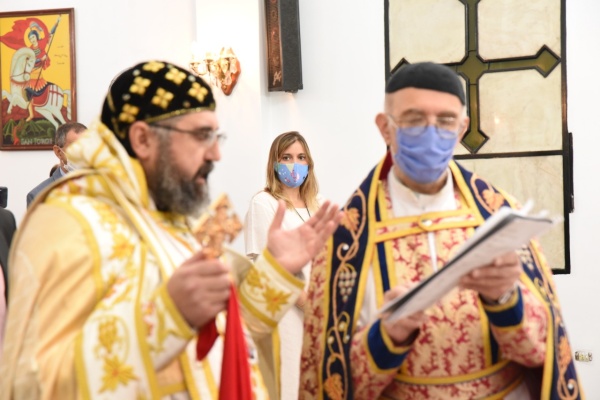 Con la presencia del embajador argentino en Siria, celebraron la Divina Liturgia en la Catedral San Pedro