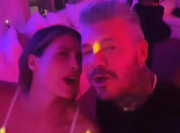 Marcelo Tinelli y Milett Figueroa recibieron el 2024 en Punta del Este a pura fiesta