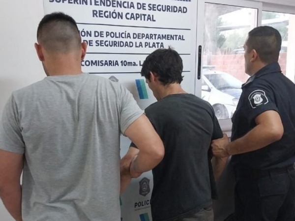 Un hombre fue detenido en La Plata luego de golpear a su pareja e hijos