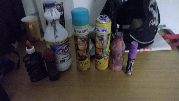 Los demoraron en La Plata por pintar con aerosoles comercios y luminarias