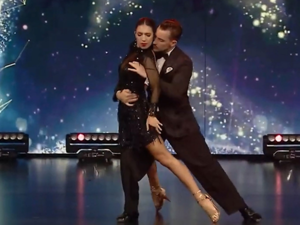 El impactante baile de una pareja de tango y el accidente que puso en vilo al jurado en Got Talent