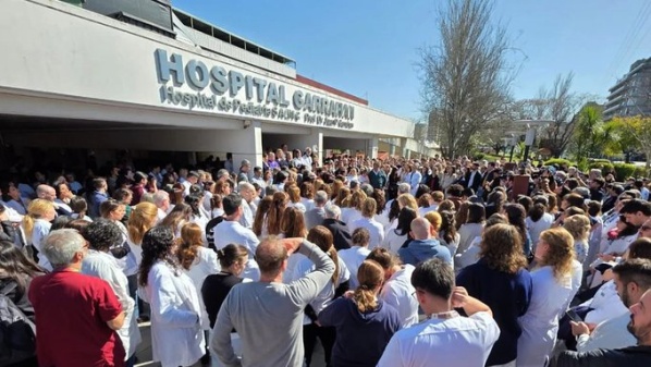 Trabajadores del Hospital Garrahan anunciaron un paro tras el veto de Milei