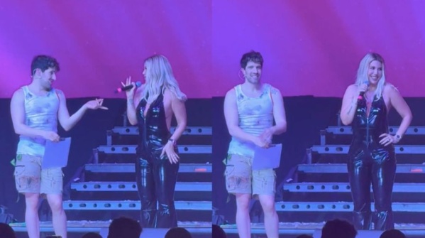 Wanda Nara sorprendió en el show de Martín Cirio: Cantó sus hits y lanzó un filoso comentario sobre un ex