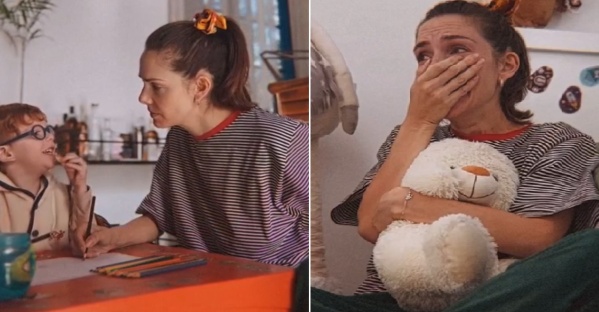 La divertida reacción de Julieta Nair Calvo al enterarse que su hijo de tres años tiene novia: “Llego el día”