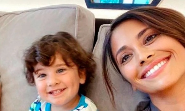 "Es literalmente una fotocopia de Leo": Antonela Roccuzzo compartió fotos por el cumpleaños de Ciro e hizo estallar las redes