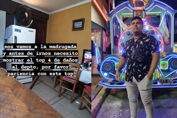 Les alquiló un departamento en San Clemente del Tuyú, se lo destruyeron y se enteró por sus redes sociales el motivo