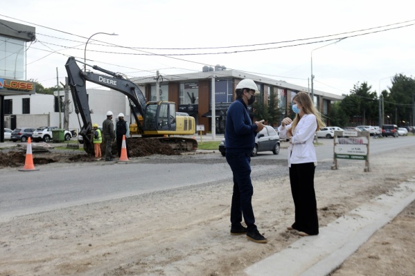 Avanzan las obras en Avenida 131 de La Plata: "Es clave para potenciar Hernández y Gorina"