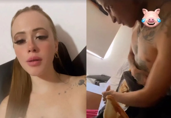 &iquest;Se veng&oacute; de Wanda?, L-Gante se mostr&oacute; con una joven desde la cama