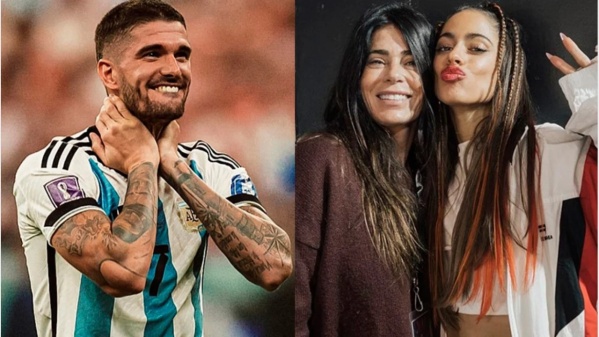 El cariñoso saludo de De Paul a su suegra: "Te quiero"