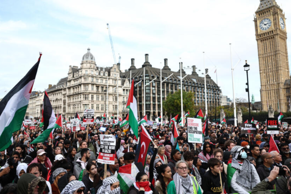 Hubo manifestaciones en Londres, París y otras ciudades del planeta para pedir el cese del conflicto en Gaza