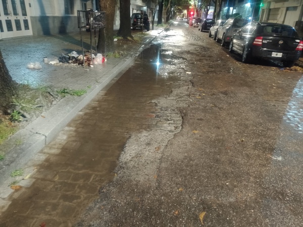 Crece el descontento por el mal estado de la calle 62 entre 6 y 7