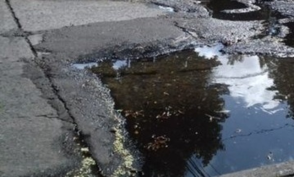 Vecinos de Barrio Jardín piden que reparen una pérdida de agua que “brota sin cesar”