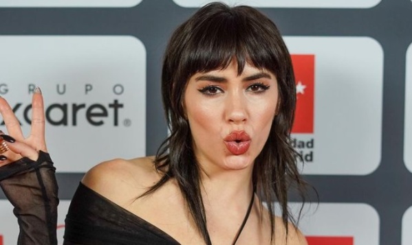 Lali mostró un nuevo look en Madrid
