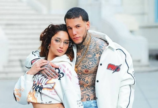 "Besitos de papu": Melody Luz y Alex Caniggia continúan disfrutando del proceso de convertirse en padres