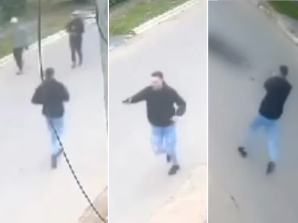 Un policía de civil quedó filmado tras matar a un ladrón que intentó robarle con un arma de juguete