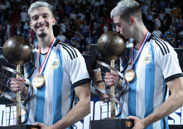 “En modo Dibu”: un argentino salió campeón en Francia y festejó como el arquero de la Selección