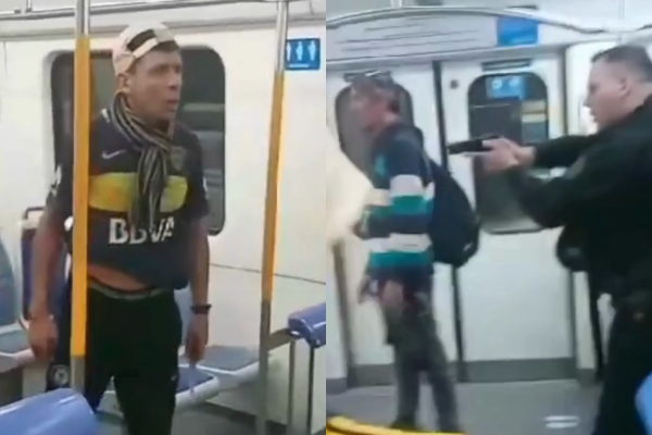 Tensión en el Tren Roca: un hincha de Boca atemorizó a los pasajeros con un cuchillo y enfrentó a la policía