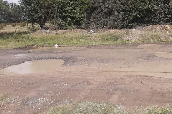 En Los Hornos aseguran que la calle de 167 y 60 es un "desastre" por los pozos que tiene
