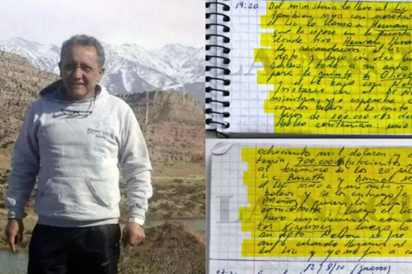 Por presuntas "irregularidades", la Justicia orden&oacute; peritar los cuadernos de Centeno