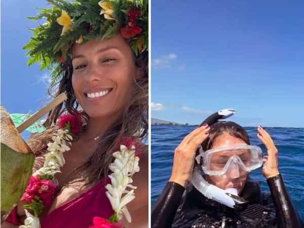 Tras la reconciliación, Pampita se fue de vacaciones a la Polinesia Francesa y cumplió "un sueño"