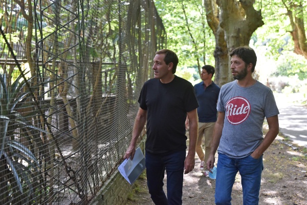 Julio Garro recorrió el Bioparque de La Plata: “Es una manera de remediar el daño que le hizo el hombre a la naturaleza”