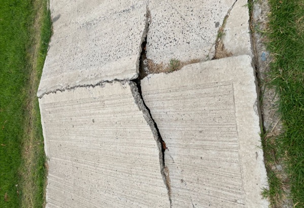 "Alguien se puede caer": Vecinos de barrio Norte reclaman por el estado de la rambla de 32