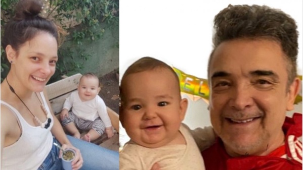Nito Artaza conoció a su nieta después de siete meses: "Se detuvo el tiempo"