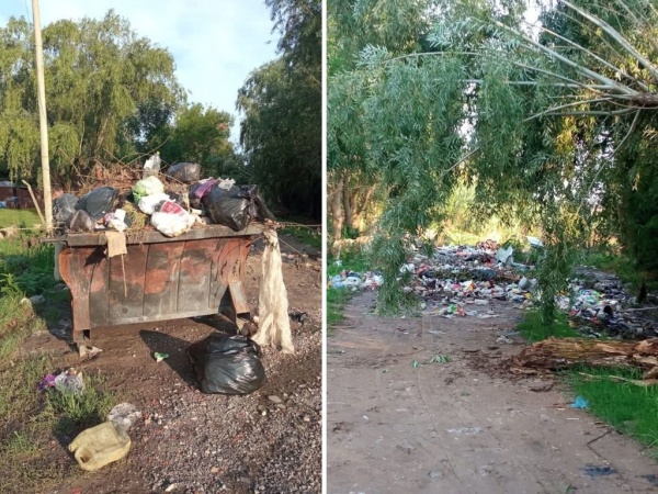 Reclamaron por la limpieza del espacio público en un tramo de la calle 116 y la 117