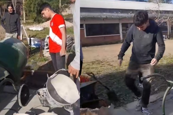 Un grupo de alumnos platense y el colmo de estudiar "construcción": "Bueno chicos el examen final será..."