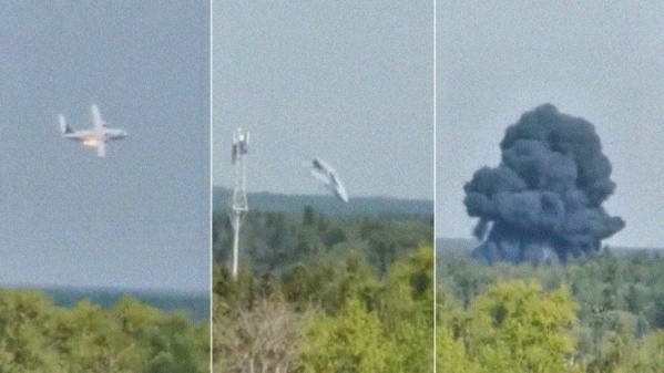 Se estrelló un avión militar en Rusia y no hay ningún sobreviviente